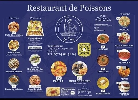 Carte complète Cap de l'eau